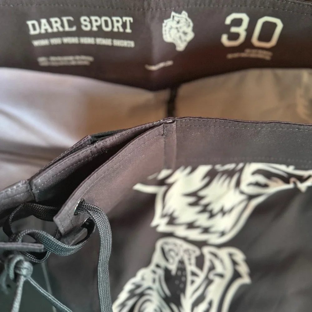 Darc Sport Surrounded By Family No Weapon Stage Shorts Black Wolf 30 DSPS030-770